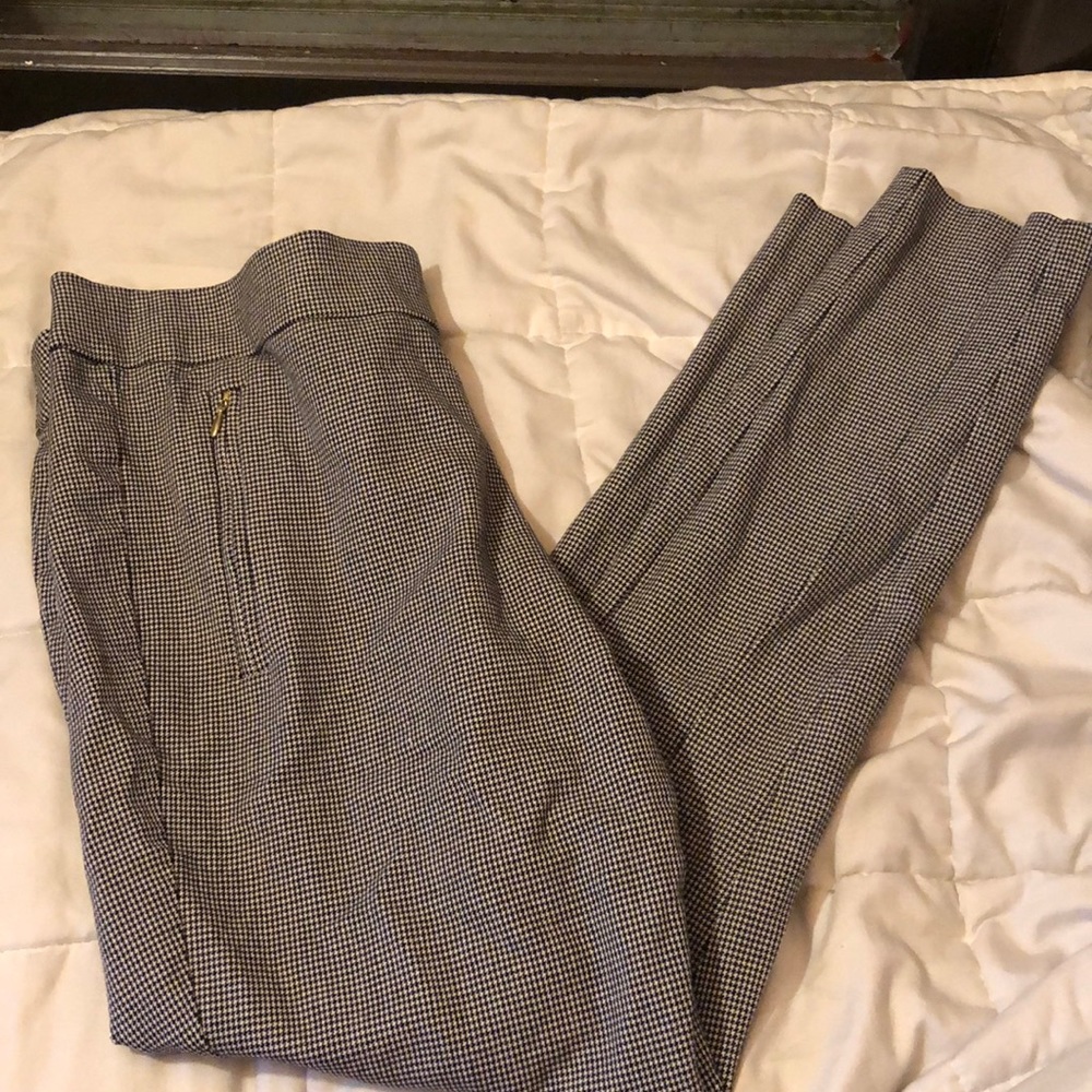 H&M houndstooth high waist jeggings